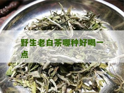 野生老白茶哪种好喝一点