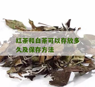 红茶和白茶可以存放多久及保存方法