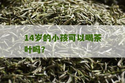 14岁的小孩可以喝茶叶吗？