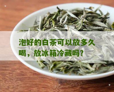 泡好的白茶可以放多久喝，放冰箱冷藏吗？