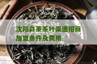 沈阳白茶茶叶渠道招商加盟条件及费用