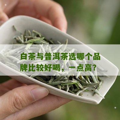 白茶与普洱茶选哪个品牌比较好喝，一点高？