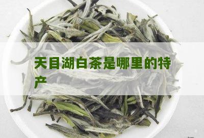 天目湖白茶是哪里的特产