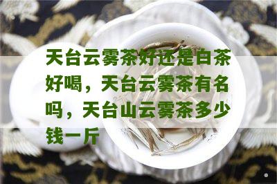 天台云雾茶好还是白茶好喝，天台云雾茶有名吗，天台山云雾茶多少钱一斤