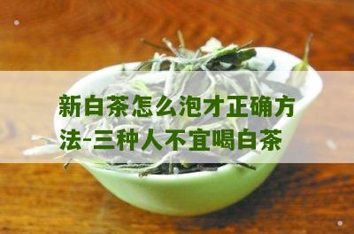 新白茶怎么泡才正确方法-三种人不宜喝白茶