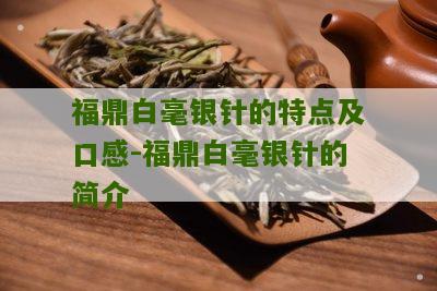 福鼎白毫银针的特点及口感-福鼎白毫银针的简介