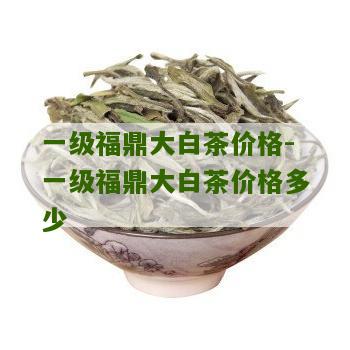 一级福鼎大白茶价格-一级福鼎大白茶价格多少