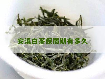 安溪白茶保质期有多久