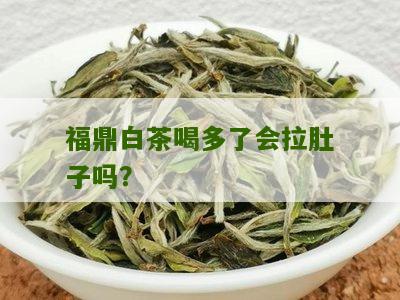 福鼎白茶喝多了会拉肚子吗？